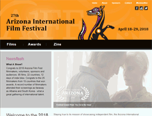 Tablet Screenshot of filmfestivalarizona.com